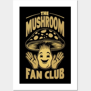 The Mushroom Fan Club: Happy Mushroom Edition Posters and Art